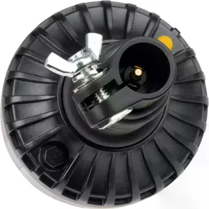 Sinalizador (pirilampo) LED 12V/24V de fixação flexível DIN 24mm - Laranja - IP56 - Ø115x179mm