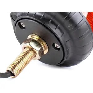 Lámpara de señalización (pirilampo) LED 12V/24V fijación rosca M12 - Naranja - IP56 - Ø86x91mm
