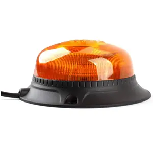 Sinalizador (pirilampo) LED 12V/24V fixação de parafusos - Laranja - IP56 - Ø113x47mm