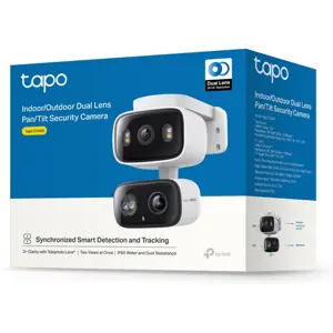 Cámara IP (Wi-Fi) Pan/Tilt 2K Lente Doble 2.8mm IR 12m - IP65