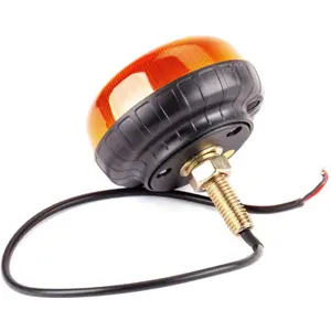 Lámpara de señalización (pirilampo) LED 12V/24V fijación rosca M12 - Naranja - IP56 - Ø86x91mm