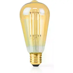 Lámpara tipo filamento LED E27 ST64 2100K 4,9W 470lm