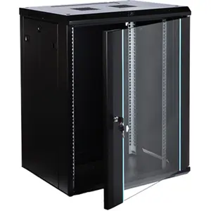 Armário bastidor (Rack) 19'' de parede 15U 600x450x770mm