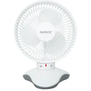 Ventoinha de mesa Ø18cm 5W branca
