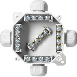 Caixa de derivação estanque IP67 400V 122x122mm