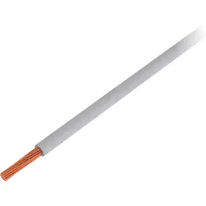 Fio de cobre unifilar 1x0.75mm² - cinzento - 100m