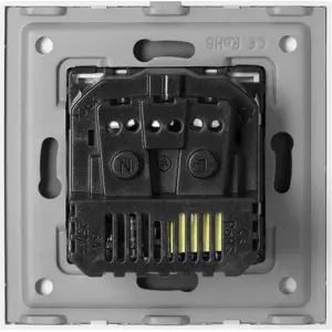 Tomada branca de parede Schuko 230VAC 16A c/ USB-A + USB-C (20W máx.)
