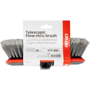 Escobilla telescópica con conexión de manguera + válvula ON/OFF - 171-300cm