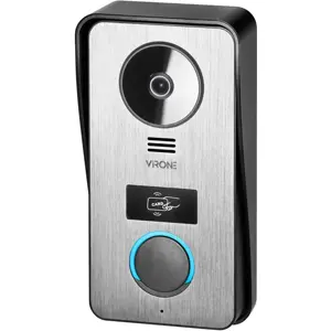 Kit Videoporteiro c/ leitor RFID e ecrã tátil 7" FHD - IP55 (4 fios)