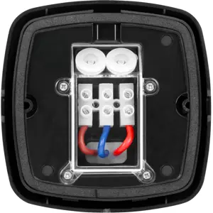 Sensor de movimento e presença PIR (3 sensores) 2000W IP65 360º preto