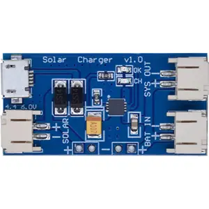 Placa de Carregador Solar (CN3065) micro-USB para Bateria de LiPo