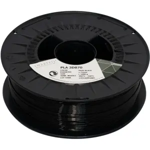 Rolo de filamento de impressão 3D em PLA 3D870 de 1.75mm - Preto - 1000g