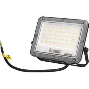 Projetor de alumínio LED 30W 6500K IP65 Preto 3000lm