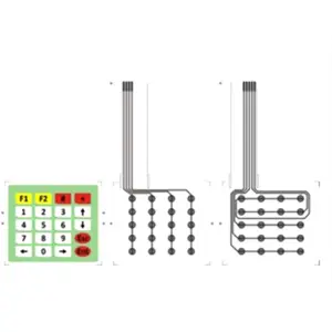 Teclado matricial de membrana 4x5 compatible con Arduino