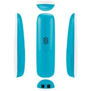 Telefone rede fixa sem fios DECT - branco e azul