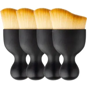 Conjunto de 4 pincéis ergonómicos de detailing - 100x50mm