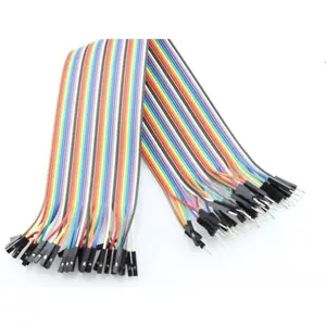 Conjunto de 40 cabos de ligação Jumper Dupont macho-fêmea - 200mm