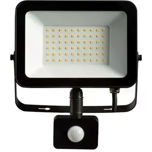 Projetor LED 230VAC 50W 4000K (branco neutro) 4000lm com sensor PIR