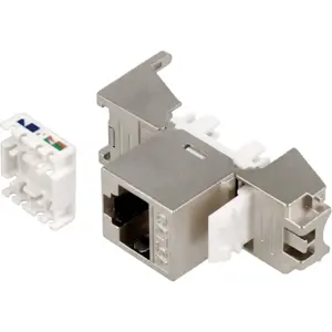 Keystone RJ45 Cat6a FTP blindado 500MHz
