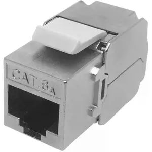 Keystone RJ45 Cat6a FTP blindado 500MHz