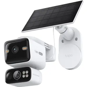 Câmara IP (Wi-Fi) lente dupla (6+2.53mm) 2K Pan/Tilt c/ Painel Solar - IP65