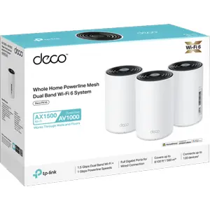 Sistema Mesh Wi-Fi 6 AX1500 (Pack 3 unid.) (530 m²)