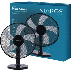 Ventoinha de mesa Ø31cm 35W preto