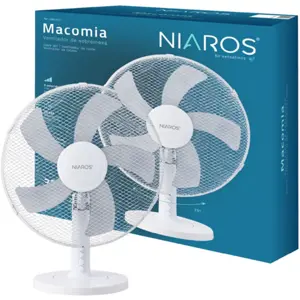 Ventoinha de mesa Ø31cm 35W branca