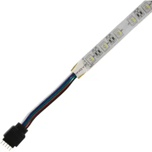 Fita de 300 LEDs RGBW SMD5050 IP65 24VDC 8.4W/m (42W) 3000K (branco quente) - rolo de 5.0m