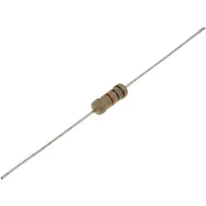 Resistência de filme de carvão 2.7kR 0.25W ±5% Ø4x28mm