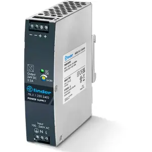 Fonte de alimentação para calha DIN 24VDC 3.2A 72W