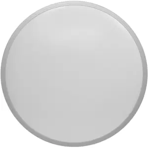 Painel LED redondo de superfície 230V 24W 1800lm CCT cinzento ⌀340x70mm