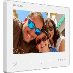 Monitor interior 7" LCD touch screen p/ videoporteiro 2 fios Wi-Fi