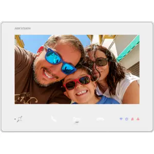 Monitor interior 7" LCD touch screen p/ videoporteiro 2 fios Wi-Fi