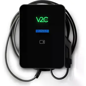 Carregador EV Wallbox 7.4kW Monofásico c/ Cabo T2 5m + RFID + 4G + Detetor Fugas DC + MID
