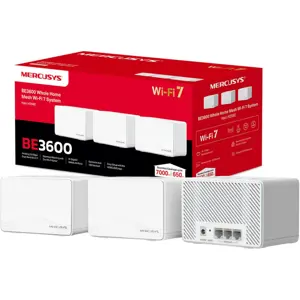 Sistema Mesh Wi-Fi 7 BE3600 (Pack 3 unid.) [650m²]