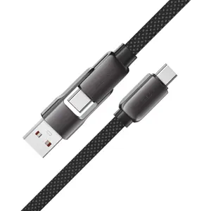 Cabo USB-A + adaptador USB-C ⇿ USB-C 480Mb/s 3A - 1.2m