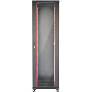 Armário bastidor (Rack) 19'' c/ rodas 42U 600×600×2072mm - (desmontado)