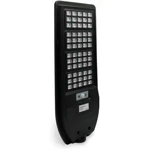 Luminaria de calle solar con sensor PIR y crepuscular + mando - 4000K 1800lm IP54