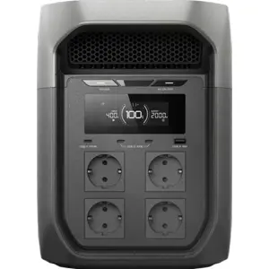 Power Station 2400W 2048Wh con UPS y carga solar 500W [OFERTA - máquina de café]