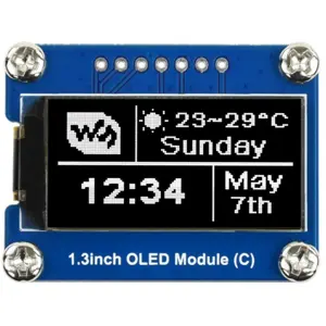Display OLED 1.3'' 64x128 SPI/I2C (SH1107)