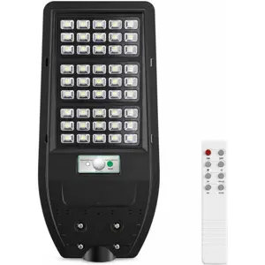 Candeeiro de Rua Solar c/ Sensor PIR e Crepuscular + Comando - 4000K 1200lm IP54