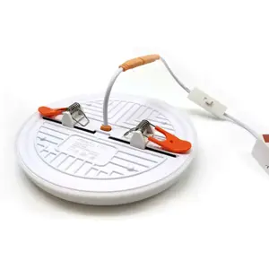 Downlight LED redondo 230V 18W 1440lm CCT 3000/4000/6000K Ø120x21mm (ajustável Ø42–97mm) IP44