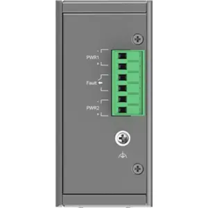 Switch industrial 6P (4× RJ45 / 1x SFP Combo / 1x SFP) Gigabit gerenciável p/ calha DIN ou parede