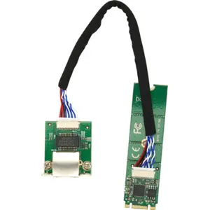 Placa adaptadora M.2 (B+M Key) para rede Ethernet  - LattePanda Alpha, Delta 3 e Sigma