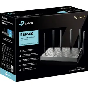 Router Wi-Fi 7 Dual Band BE6500 (5764+688Mbps) Multigigabit
