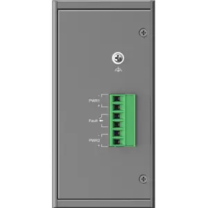 Switch industrial 10P (2× PoE++ / 6x PoE+ / 2x SFP Combo) Gigabit gerenciável p/ calha DIN ou parede