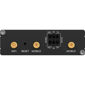 Router industrial 4G LTE Cat4 c/ 2 x portas Ethernet + PoE + WiFi + RS232/RS485