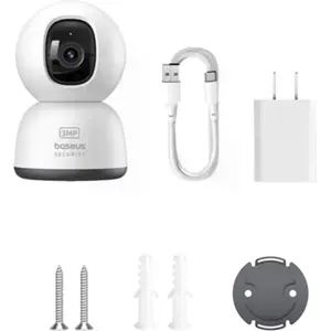 Câmara IP (Wi-Fi) Pan/Tilt 2K 3MP c/ deteção de pessoas, IR e áudio bidirecional - p/ interior