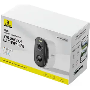 Câmara IP (Wi-Fi) Bullet 2K 3MP IR com bateria - para HomeStation H1 - IP67